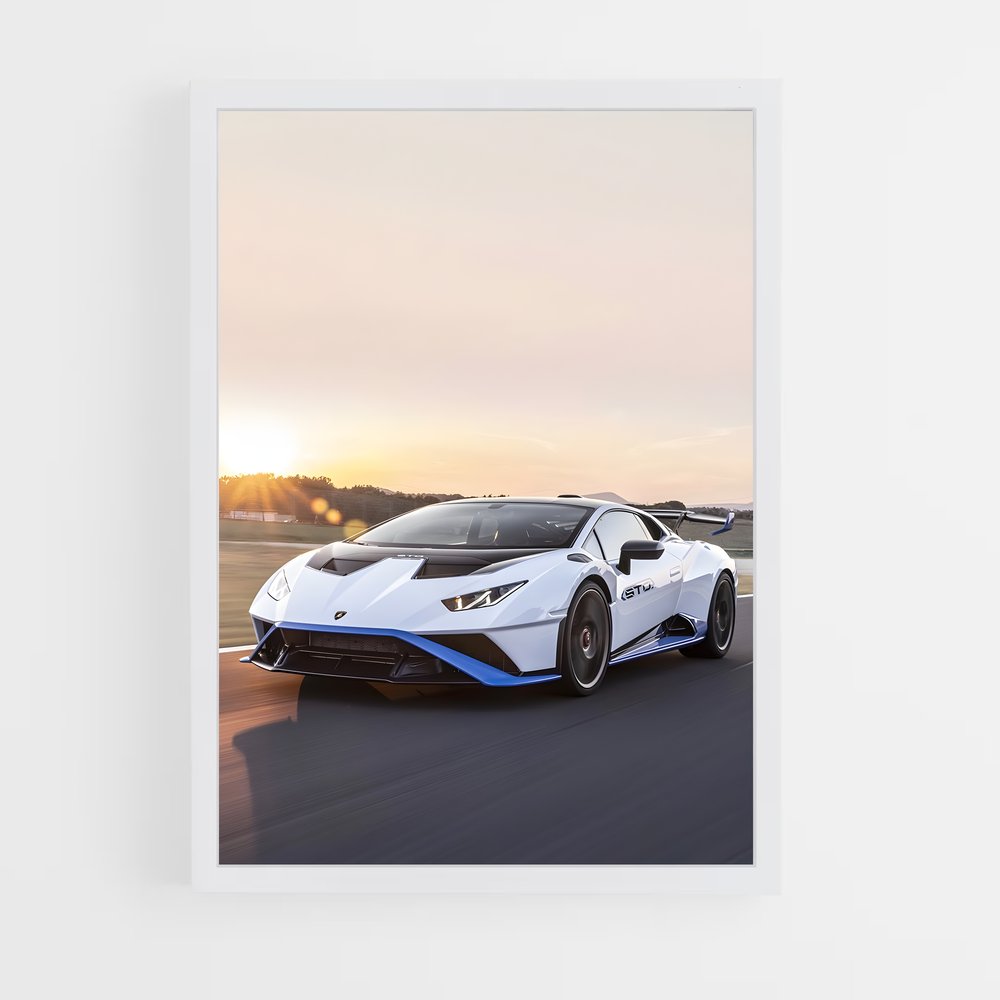 Poster Huracan Power – affiche Lamborghini (vue 3)